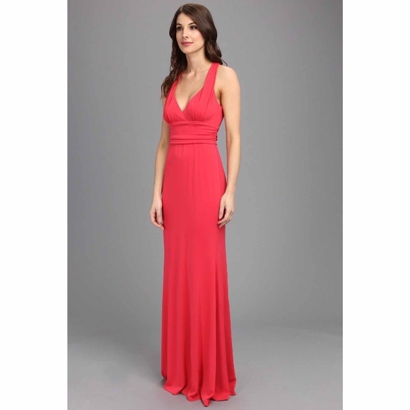 🆕 Nicole Miller Red Dress Sleeveless 4 - Picture 5 of 6